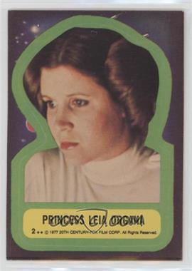 1977 Topps Star Wars - Stickers #2 - Princess Leia Organa