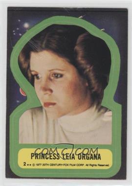 1977 Topps Star Wars - Stickers #2 - Princess Leia Organa