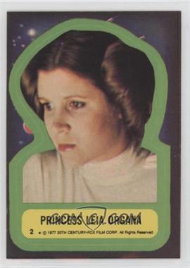 1977 Topps Star Wars - Stickers #2 - Princess Leia Organa