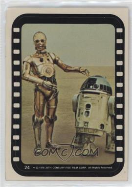 1977 Topps Star Wars - Stickers #24 - Droids on the Sand Planet