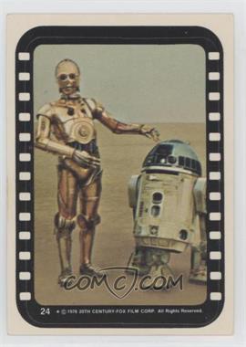 1977 Topps Star Wars - Stickers #24 - Droids on the Sand Planet