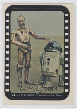 1977 Topps Star Wars - Stickers #24 - Droids on the Sand Planet