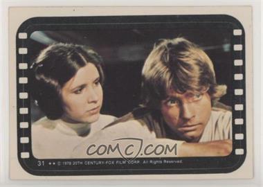 1977 Topps Star Wars - Stickers #31 - Luke and Leia