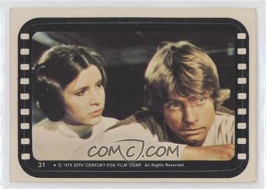 1977 Topps Star Wars - Stickers #31 - Luke and Leia