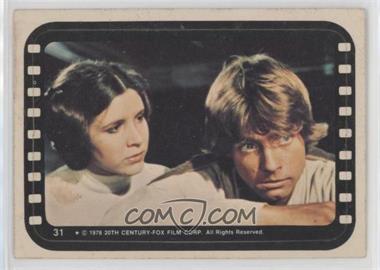 1977 Topps Star Wars - Stickers #31 - Luke and Leia