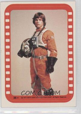 1977 Topps Star Wars - Stickers #36 - Luke Skywalker