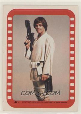 1977 Topps Star Wars - Stickers #42 - Luke Skywalker