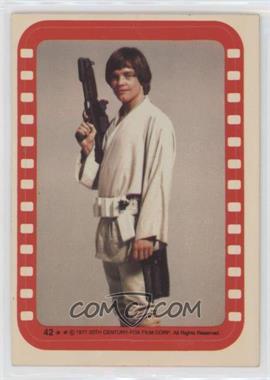 1977 Topps Star Wars - Stickers #42 - Luke Skywalker