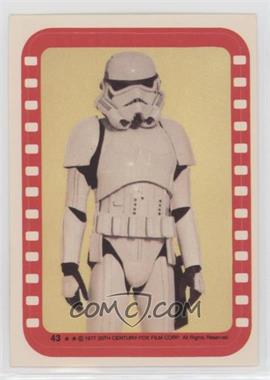 1977 Topps Star Wars - Stickers #43 - Stormtrooper