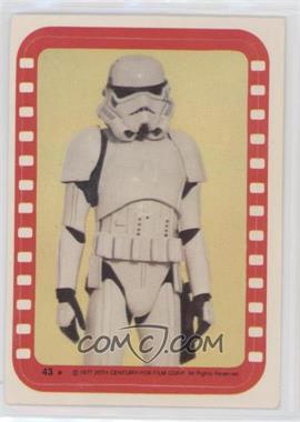 1977 Topps Star Wars - Stickers #43 - Stormtrooper