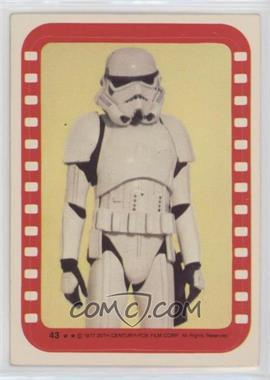 1977 Topps Star Wars - Stickers #43 - Stormtrooper