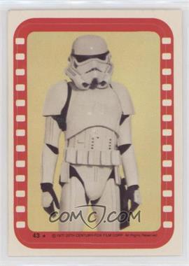 1977 Topps Star Wars - Stickers #43 - Stormtrooper
