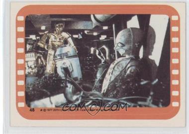 1977 Topps Star Wars - Stickers #48 - Inside the Sandcrawler