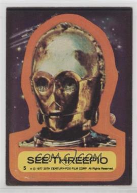1977 Topps Star Wars - Stickers #5 - See-Threepio [Good to VG‑EX]