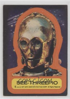 1977 Topps Star Wars - Stickers #5 - See-Threepio [Good to VG‑EX]