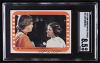 Luke Skywalker and Princess Leia [SGC 8.5 NM/Mt+]
