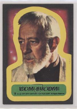 1977 Topps Star Wars - Stickers #9 - Ben (Obi-Wan) Kenobi