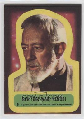 1977 Topps Star Wars - Stickers #9 - Ben (Obi-Wan) Kenobi