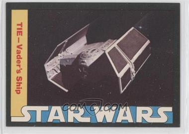 1977 Wonder Bread Star Wars - Food Issue [Base] #16 - TIE - Vader's Ship
