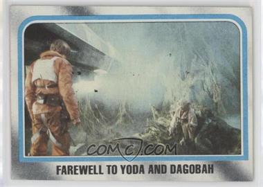 1980 Topps Star Wars: The Empire Strikes Back - [Base] #184 - Farewell to Yoda and Dagobah