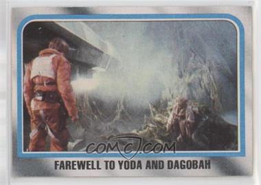 1980 Topps Star Wars: The Empire Strikes Back - [Base] #184 - Farewell to Yoda and Dagobah