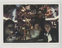 Chewbacca, C-3PO, Leia Organa, Han Solo