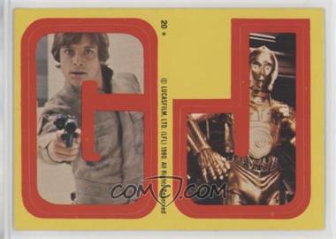 1980 Topps Star Wars: The Empire Strikes Back - Stickers #20 - G J