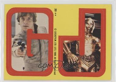 1980 Topps Star Wars: The Empire Strikes Back - Stickers #20 - G J