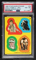 Luke Skywalker, Darth Vader, Luke Skywalker, C-3PO [PSA 8 NM‑MT]