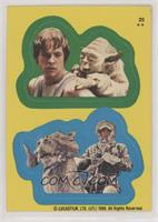 Luke Skywalker, Yoda, Han Solo, Tauntaun