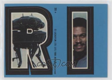1980 Topps Star Wars: The Empire Strikes Back - Stickers #35 - R I