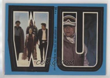 1980 Topps Star Wars: The Empire Strikes Back - Stickers #39 - W U