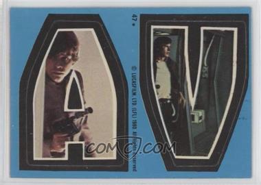 1980 Topps Star Wars: The Empire Strikes Back - Stickers #47 - A V