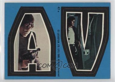 1980 Topps Star Wars: The Empire Strikes Back - Stickers #47 - A V