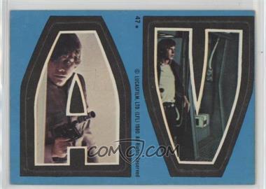 1980 Topps Star Wars: The Empire Strikes Back - Stickers #47 - A V