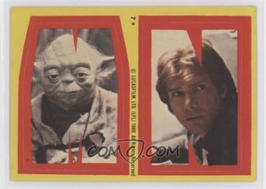 1980 Topps Star Wars: The Empire Strikes Back - Stickers #7 - M N
