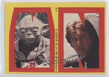 1980 Topps Star Wars: The Empire Strikes Back - Stickers #7 - M N