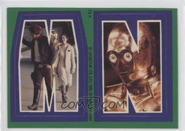 1980 Topps Star Wars: The Empire Strikes Back - Stickers #73 - M N