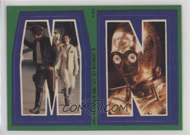 1980 Topps Star Wars: The Empire Strikes Back - Stickers #73 - M N