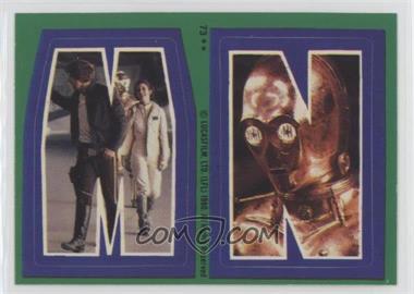 1980 Topps Star Wars: The Empire Strikes Back - Stickers #73 - M N