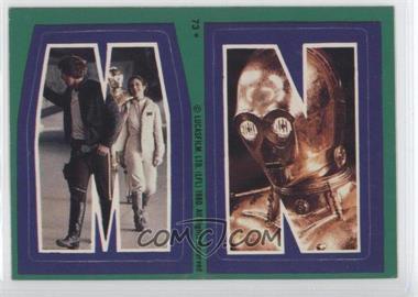 1980 Topps Star Wars: The Empire Strikes Back - Stickers #73 - M N