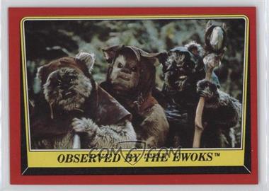 1983 Topps Star Wars: Return of the Jedi - [Base] #102 - Observed by the Ewoks