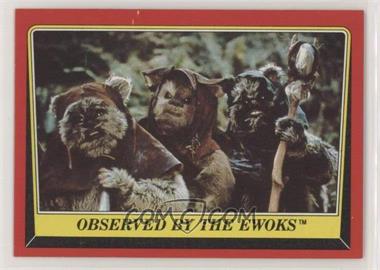 1983 Topps Star Wars: Return of the Jedi - [Base] #102 - Observed by the Ewoks
