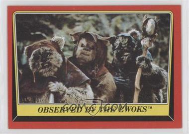 1983 Topps Star Wars: Return of the Jedi - [Base] #102 - Observed by the Ewoks