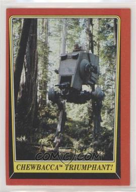 1983 Topps Star Wars: Return of the Jedi - [Base] #110 - Chewbacca Triumphant!