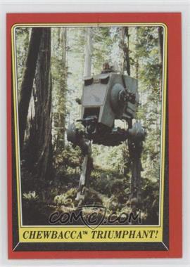 1983 Topps Star Wars: Return of the Jedi - [Base] #110 - Chewbacca Triumphant!
