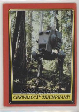 1983 Topps Star Wars: Return of the Jedi - [Base] #110 - Chewbacca Triumphant!