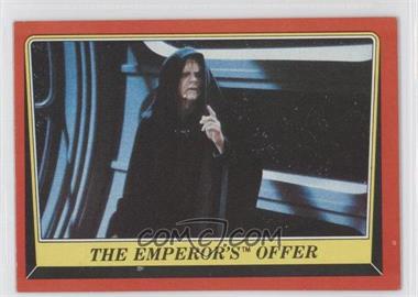 1983 Topps Star Wars: Return of the Jedi - [Base] #118 - The Emperor's Offer