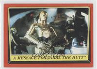 A Message for Jabba The Hutt [Good to VG‑EX]