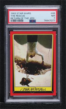 1983 Topps Star Wars: Return of the Jedi - [Base] #48 - The Rescue [PSA 7 NM]